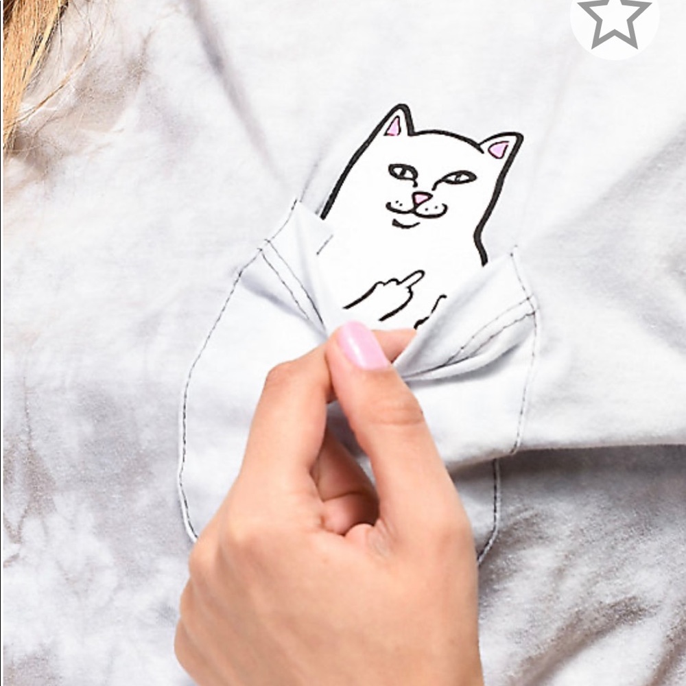 Ripndip cropped shirt 🐱